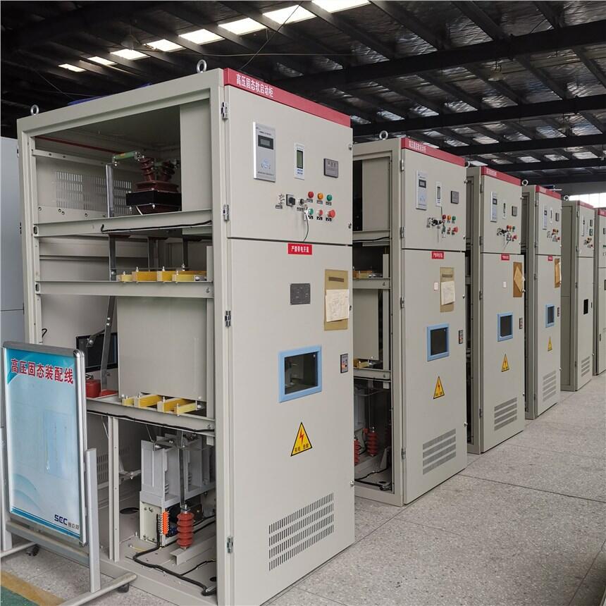 磨漿機軟啟動柜，SPHMV-1600晶閘管軟啟動柜在造紙廠應用